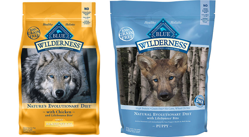 Blue Buffalo Wilderness dog treats — high-protein training treats for service dogs
